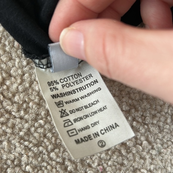 Black Turtleneck Crop Top with Slits | Black Turtleneck | Black Crop Top - Picture 5 of 6